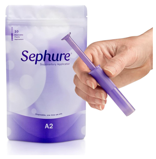 Easy-to-Use Suppository Applicator for Women and Men, 10 Count (Pack of 1)