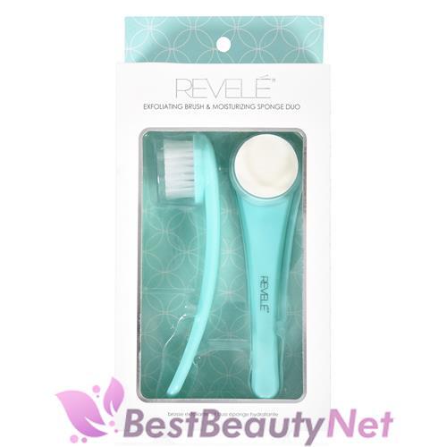Revele Exfoliating Brush & Moisturizing Sponge Duo
