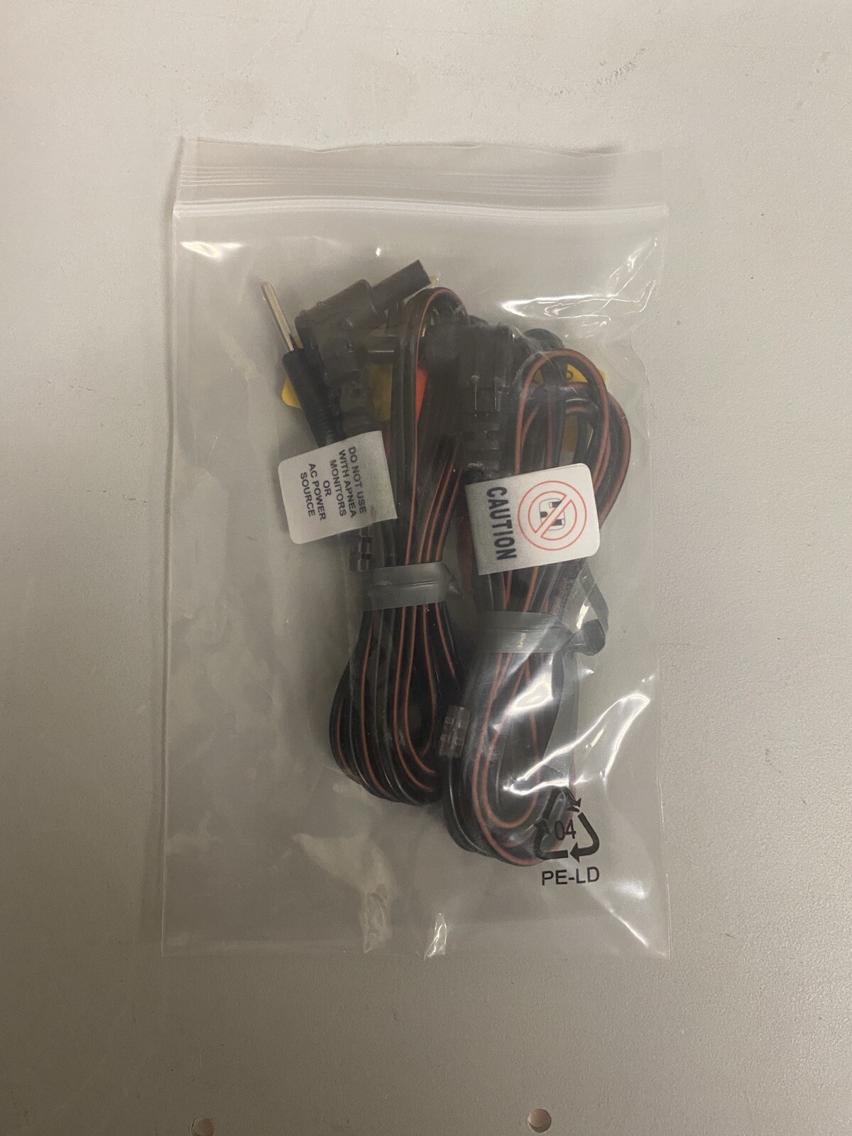 2 Electrode Replacement TENS Unit Lead Wires with Pin Connectors 2 each New