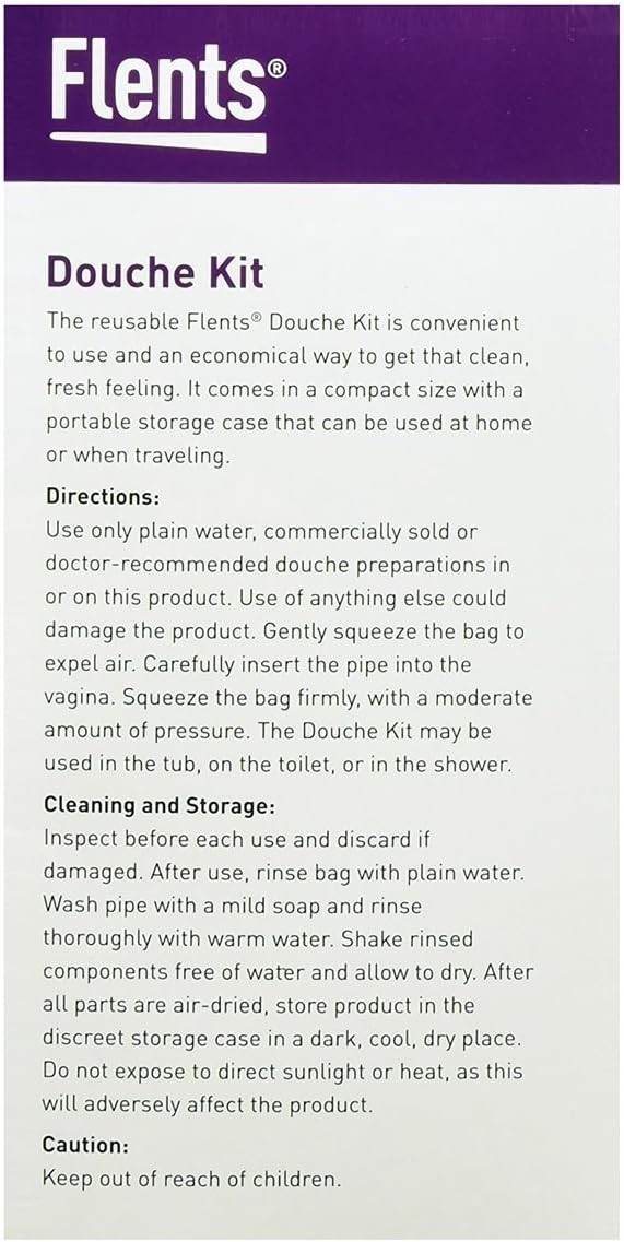 Portable 16 oz Douche Kit for Women, Leakproof & Convenient Personal Care
