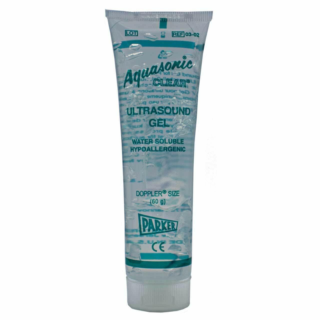 Parker Labs Aquasonic Clear Ultrasound Gel 60g 2 oz. (3-Pack)
