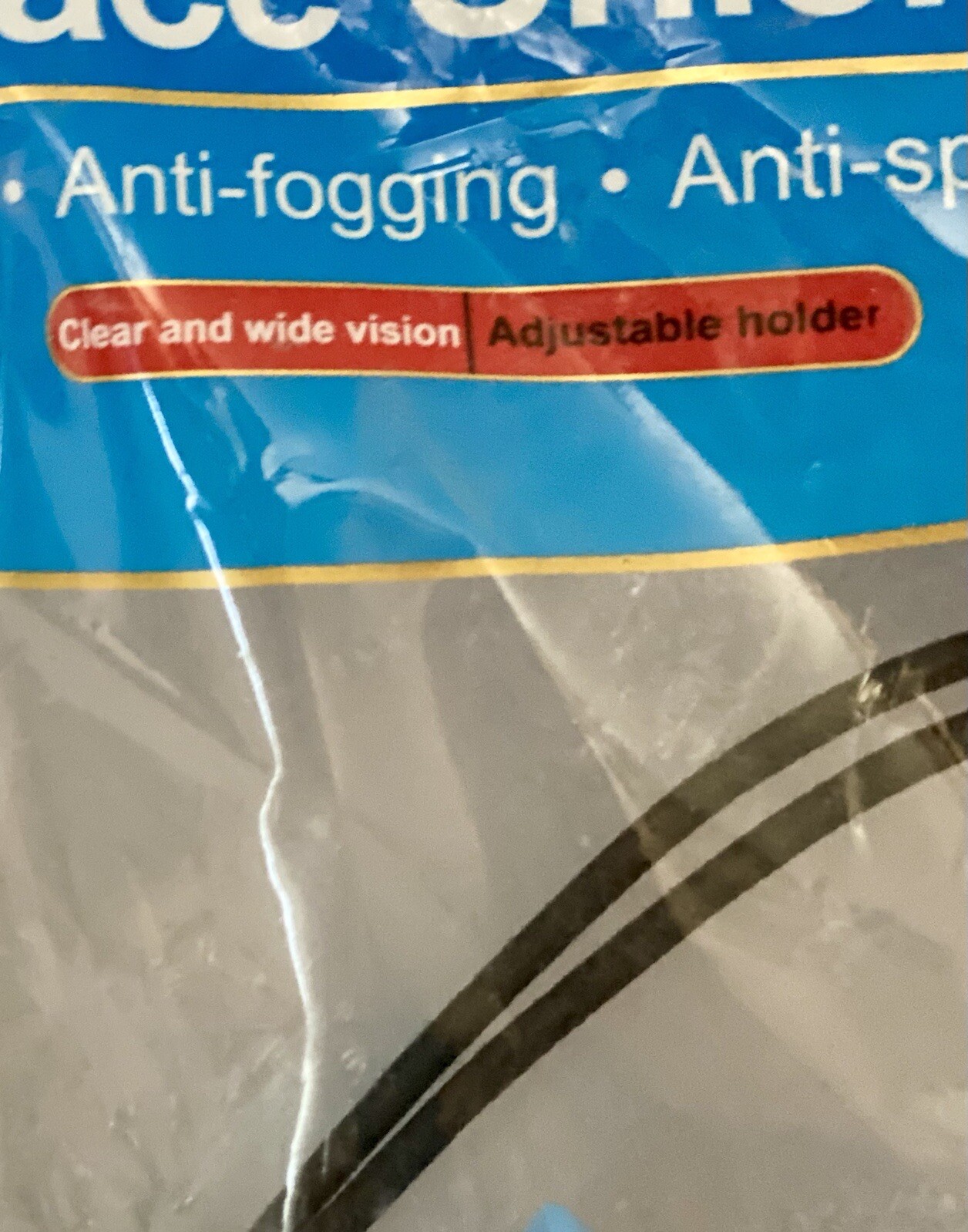 Face Mask X 2 Shield Mask Anti-Fog Protective Adult 2 = 4 Full Face Mask