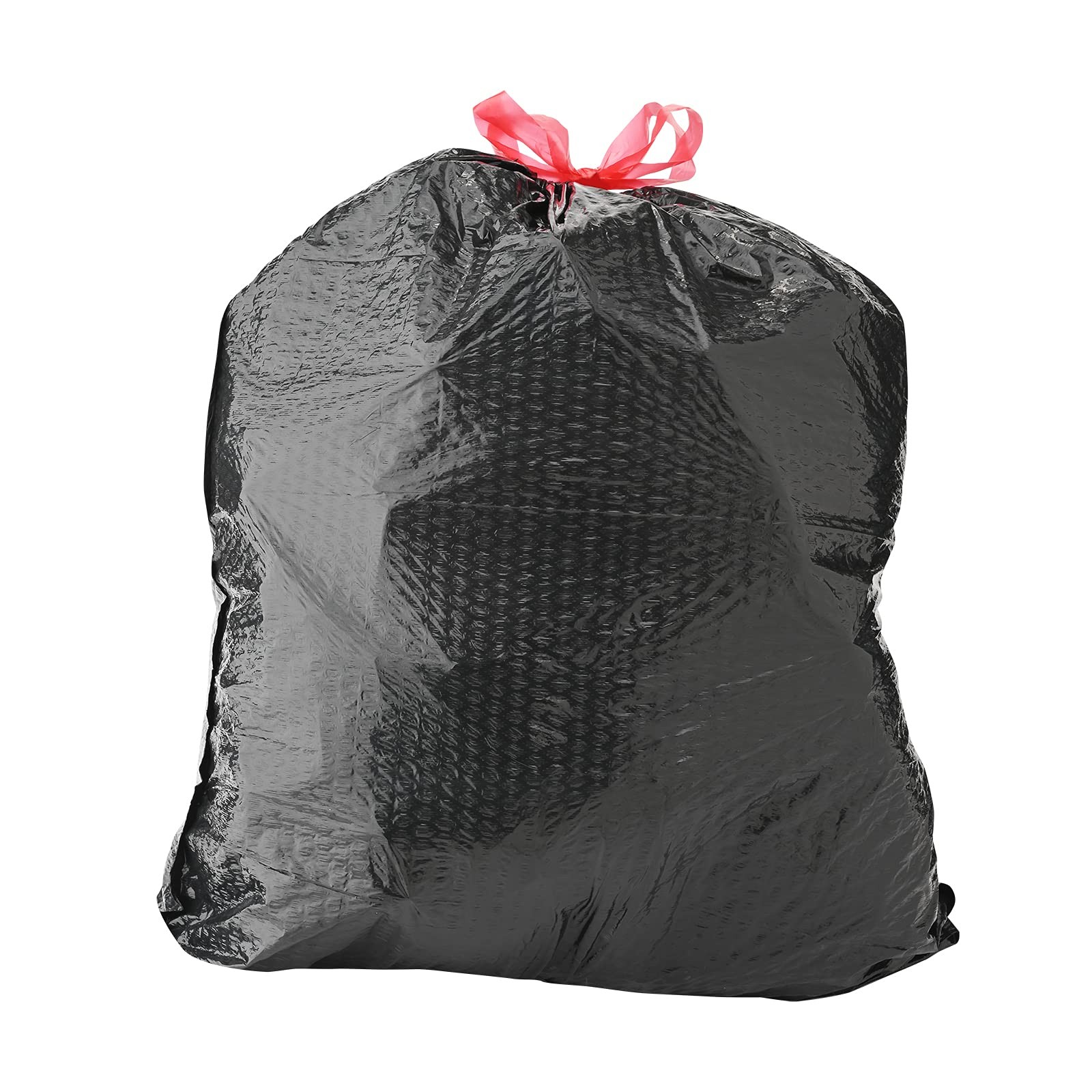 Amazon Basics Flextra Multipurpose Drawstring 50 Count (Pack of 1), Black
