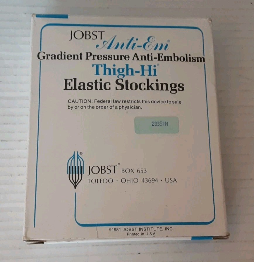 JOBST Anti-Em/GP Thigh High Anti-embolism Stockings Med/Short NOS 111506 ONE PR