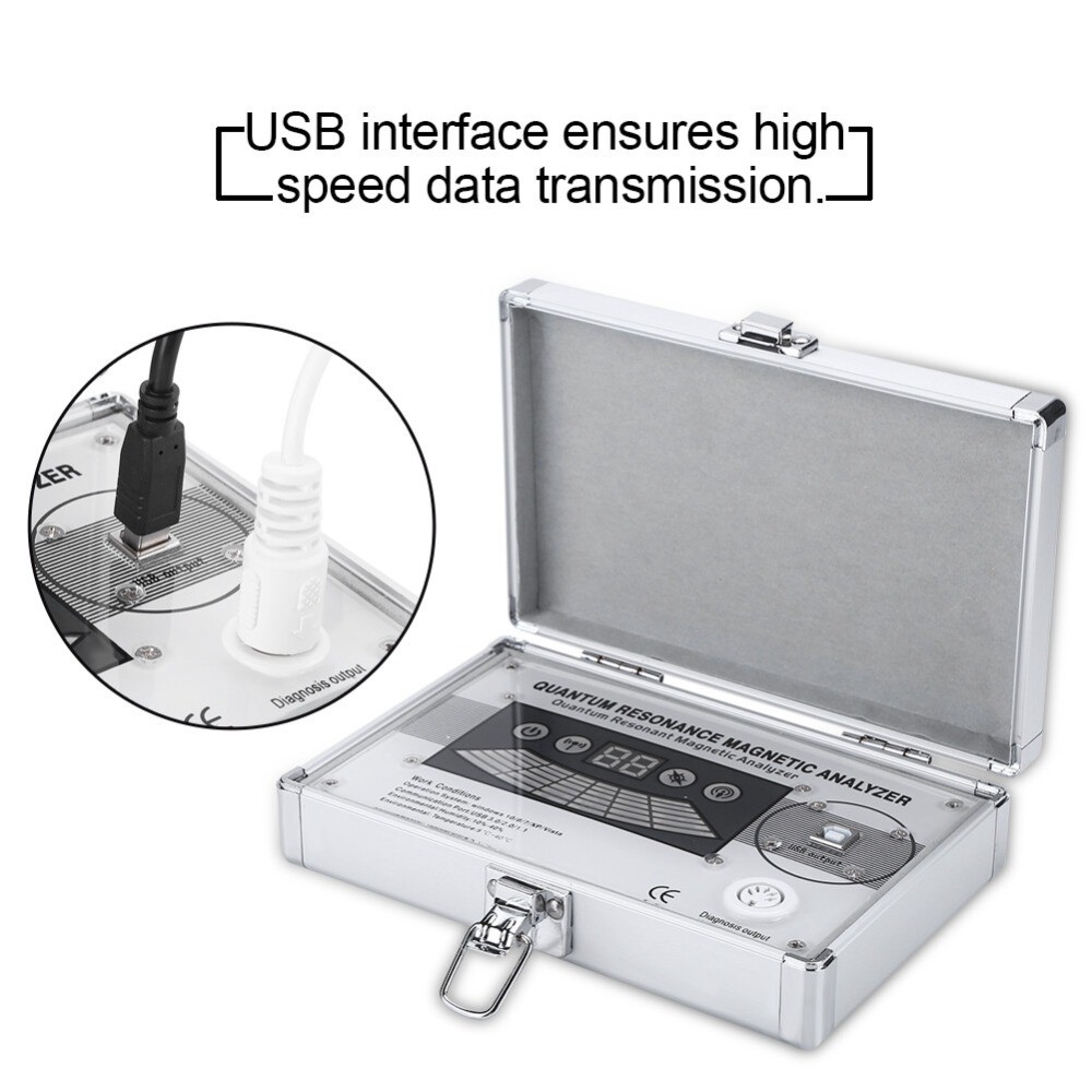Newest Version Quantum Magnetic Resonance 4th Body Analyzer English & Spanish