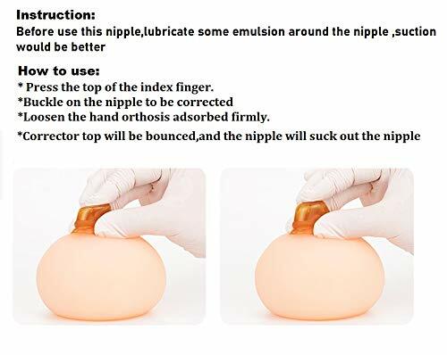 2Pair Silicone Nipplesuck Corrector for Women Flat Inverted Nipples Brown