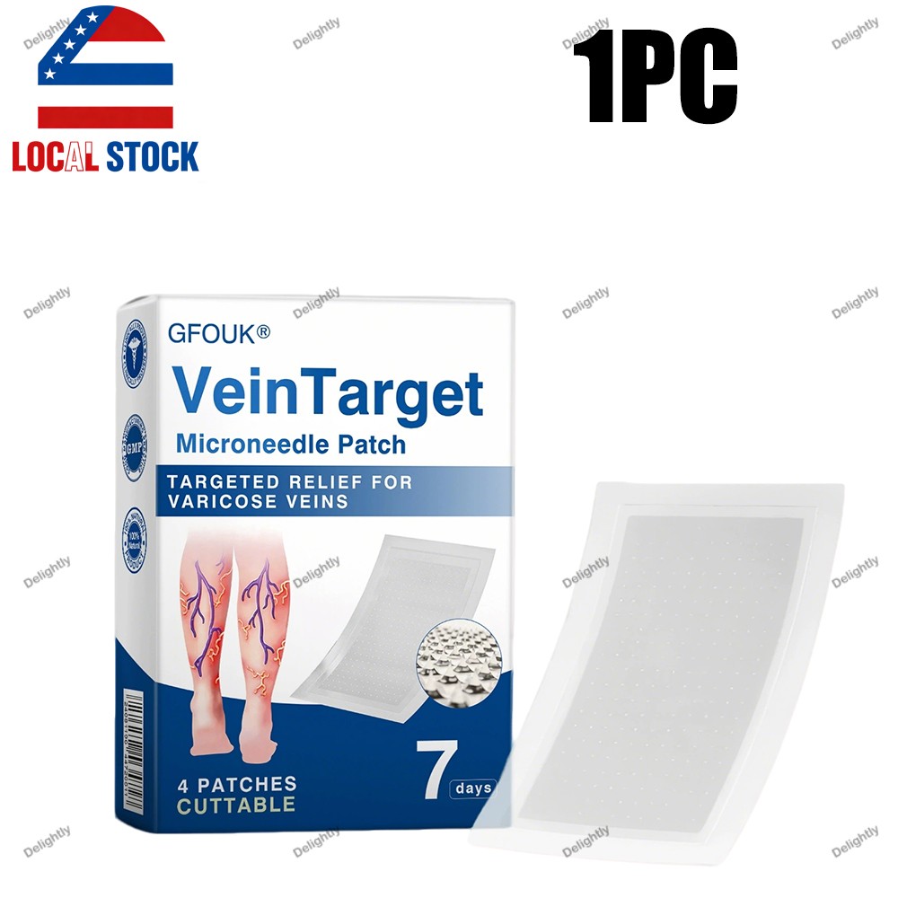 1-5Pcs NEW Vein Target Microneedle Patch Natural Ingredients Leg Care Patch US