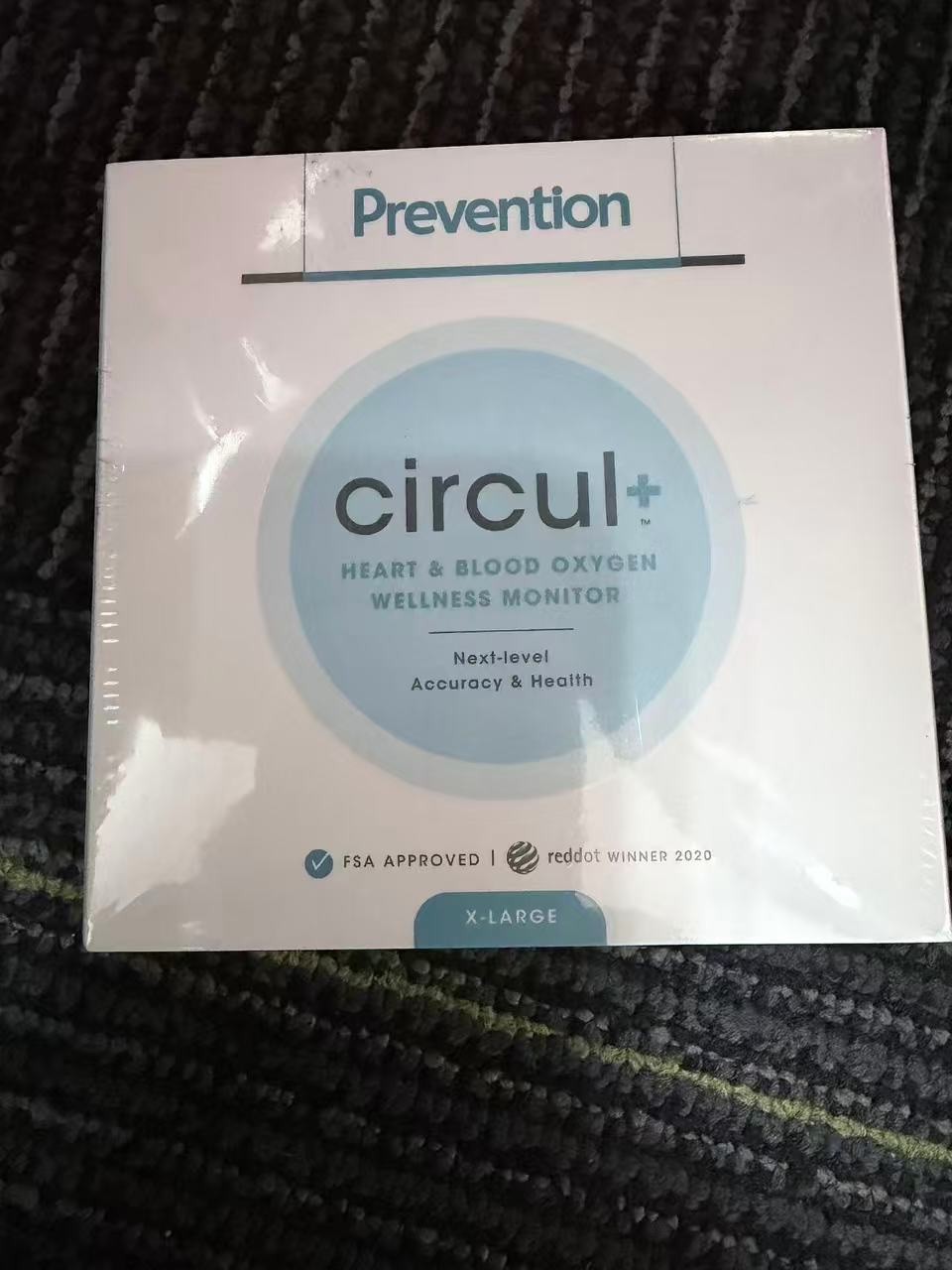Prevention Circul + Wellness Monitors Blood Oxygen, Heart Rate Ring X-Large