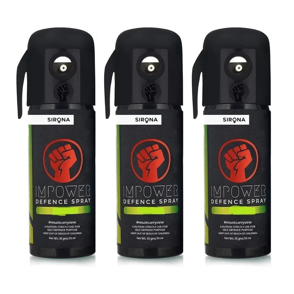 Impower Women Safety Spray | Free Shipping | 55 ML (Pack of 3)