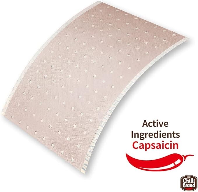 Chilli Brand External Plaster Minor Aches and Pain Relief Hot Patch – Pack of 3