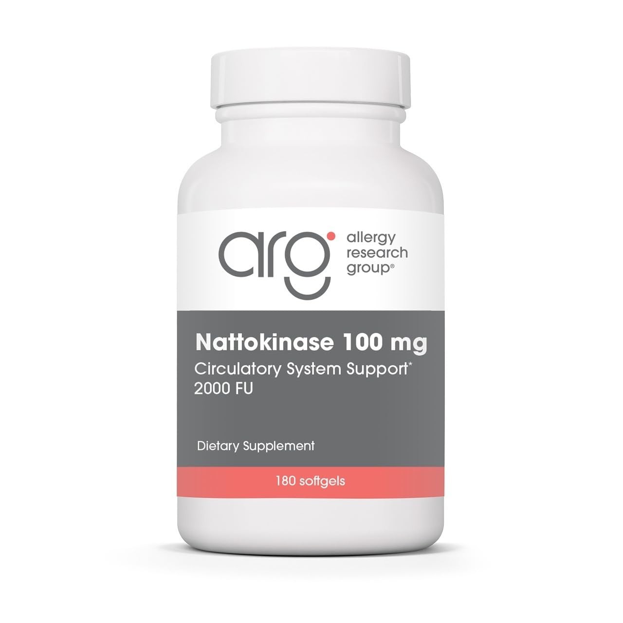 Nattokinase 100mg Supplement Healthy Circulation 180 Capsules Allergy Research
