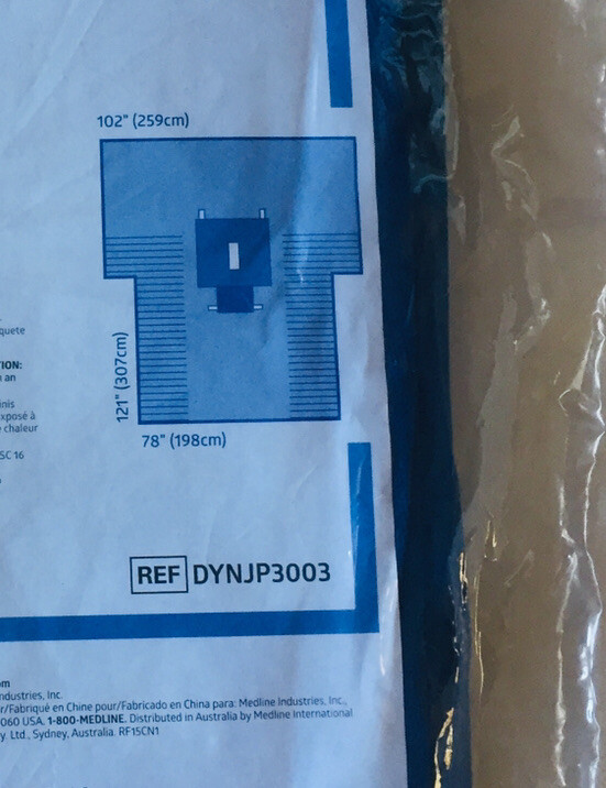 ONE LAPAROTOMY T-Drape Level 4 / Size(102″X121″X78″) 3003