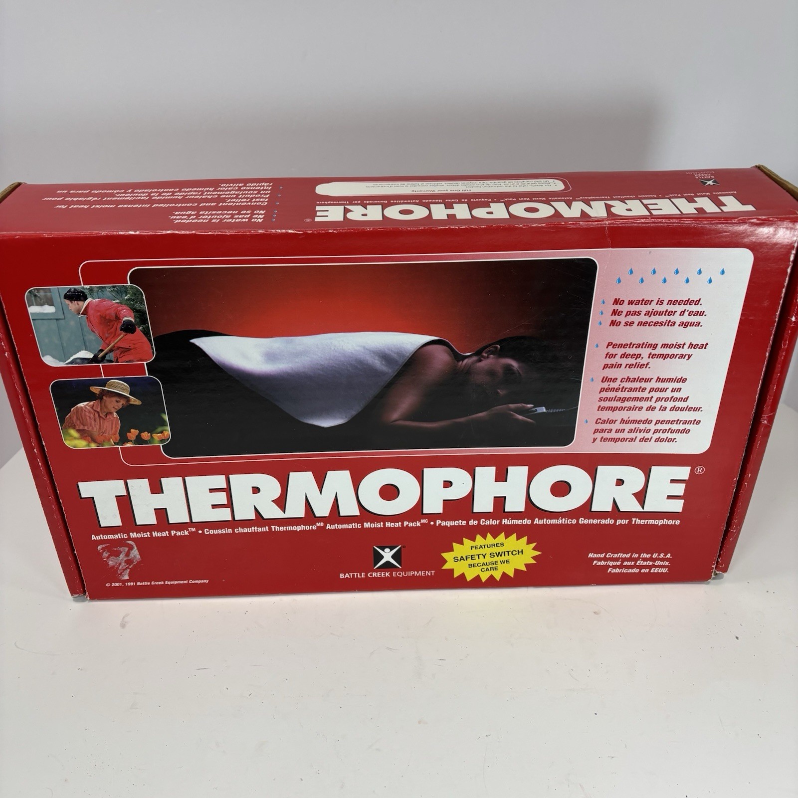Vintage Thermophore Automatic Moist Heat Pack Model 055 Heating Pad 14”x27”