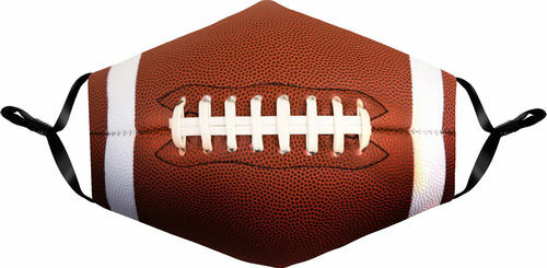 Youth Adjustable Reusable Face Mask – Football