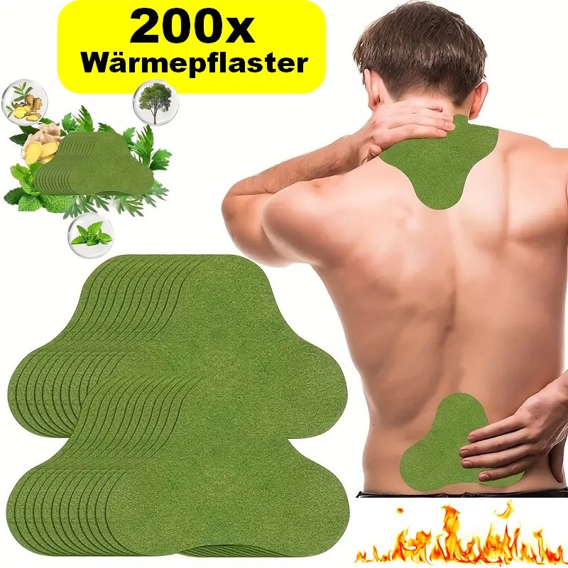 Sumifun XXL Moxibustion Heat Pain Relief Plasters, Self-Adhesive Herb Pads