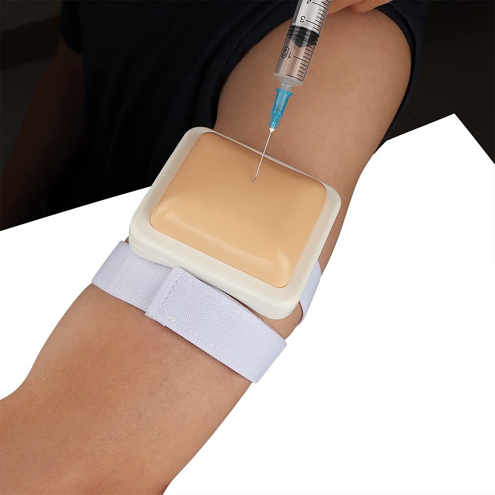 Realistic Intramuscular Injection Training Pad for Medical Students – 8.4×7.5cm