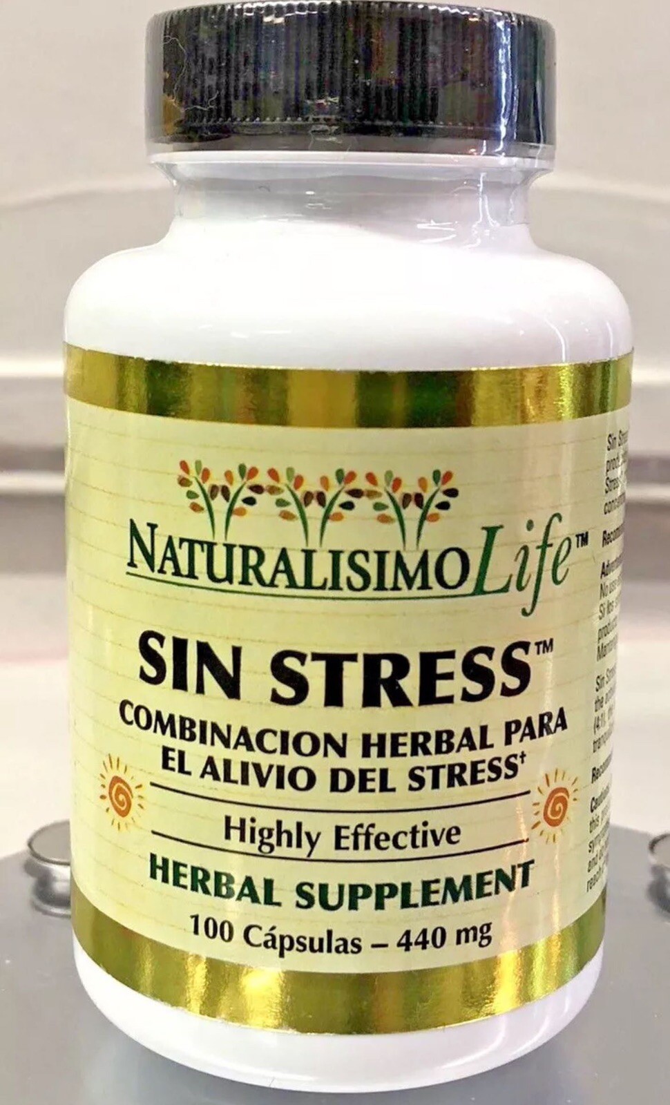 Naturalisimolife Sin Stress 100 Capsulas Combinacion herbal alivio de stress