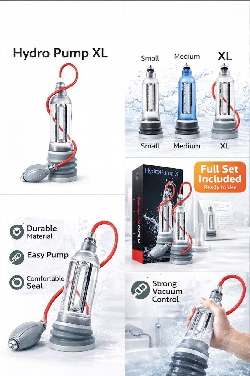 Hydro Pump Water Based Wellness Device Shower Bath Hydromax X30 Men’s Body Mate