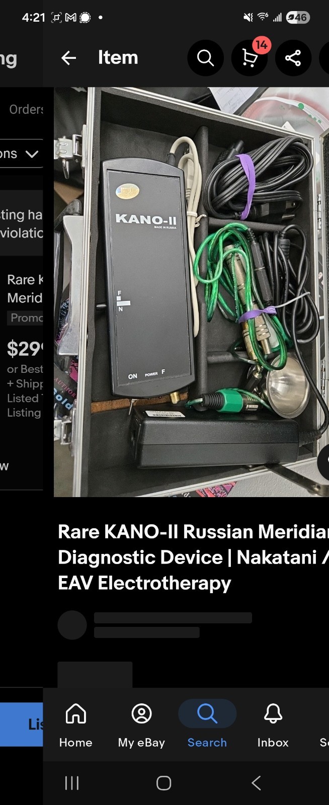 Rare KANO-II Russian Meridian Diagnostic Device | Nakatani / EAV Electrotherapy