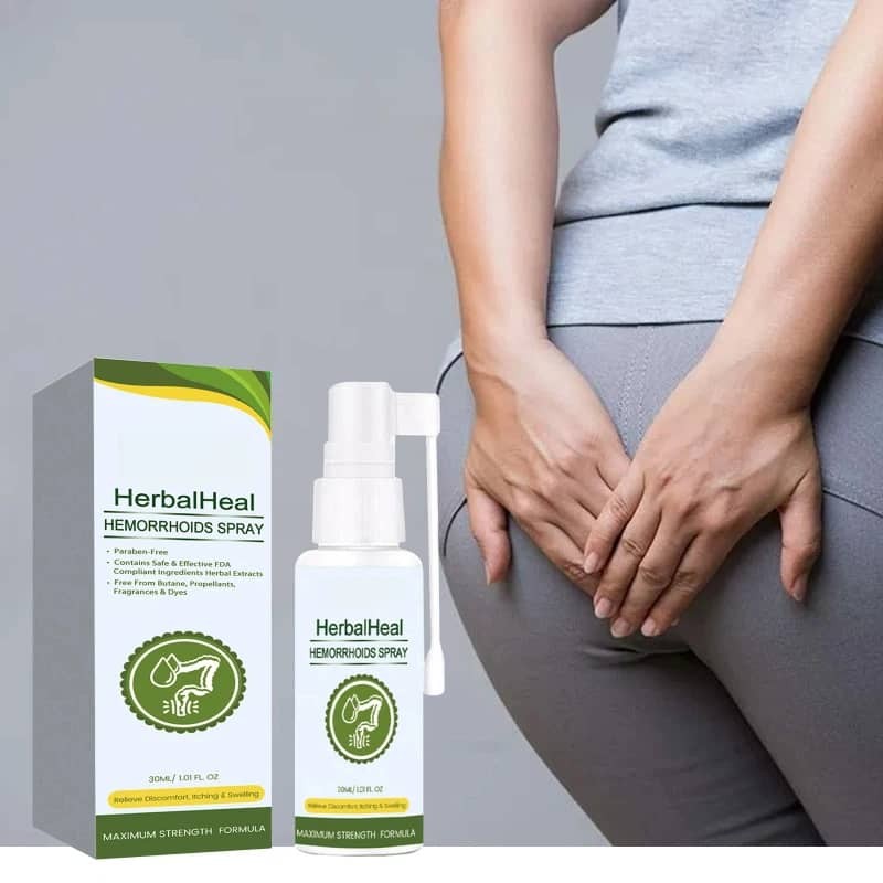 100% Natural Herbal Hemorrhoids Removal Spray Relief Anal Pain Spray Body Care