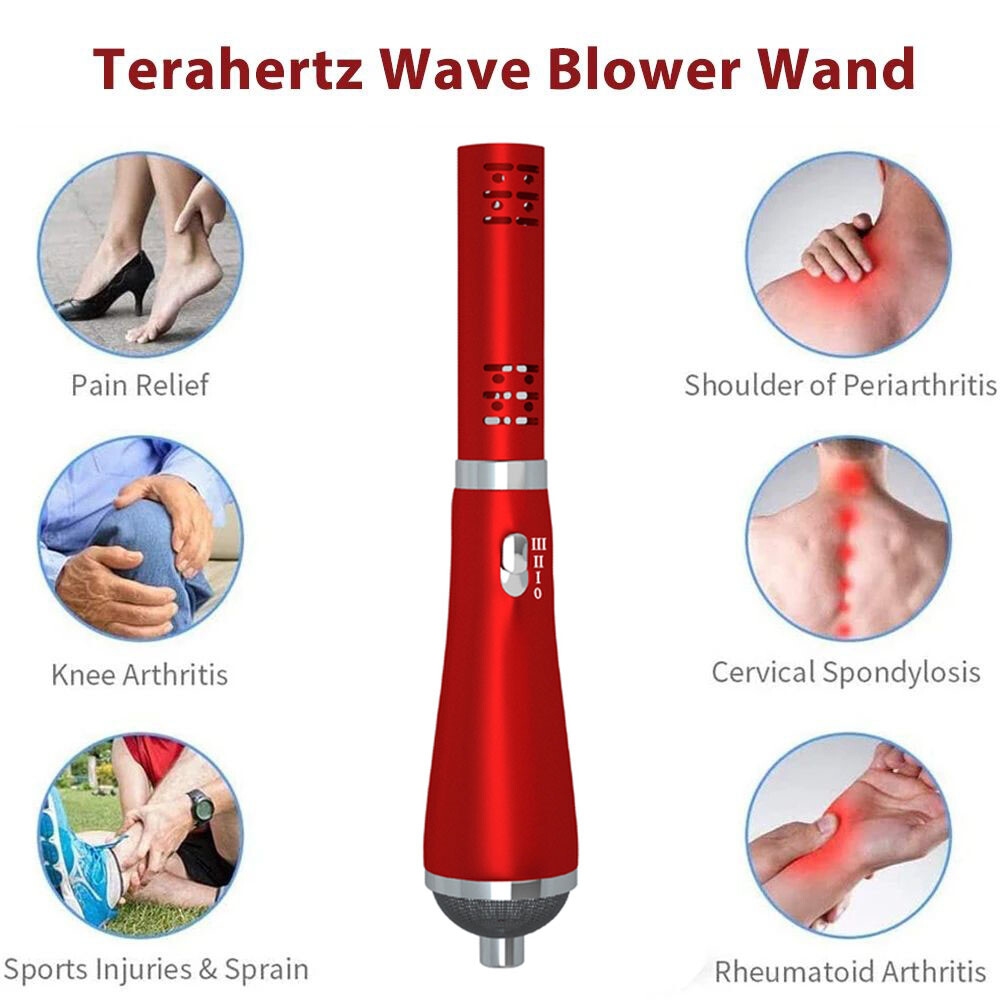 Classic 6.0 Terahertz Wave Blower Hot Air Wand NEW Blue Light Therapy Anti Pain