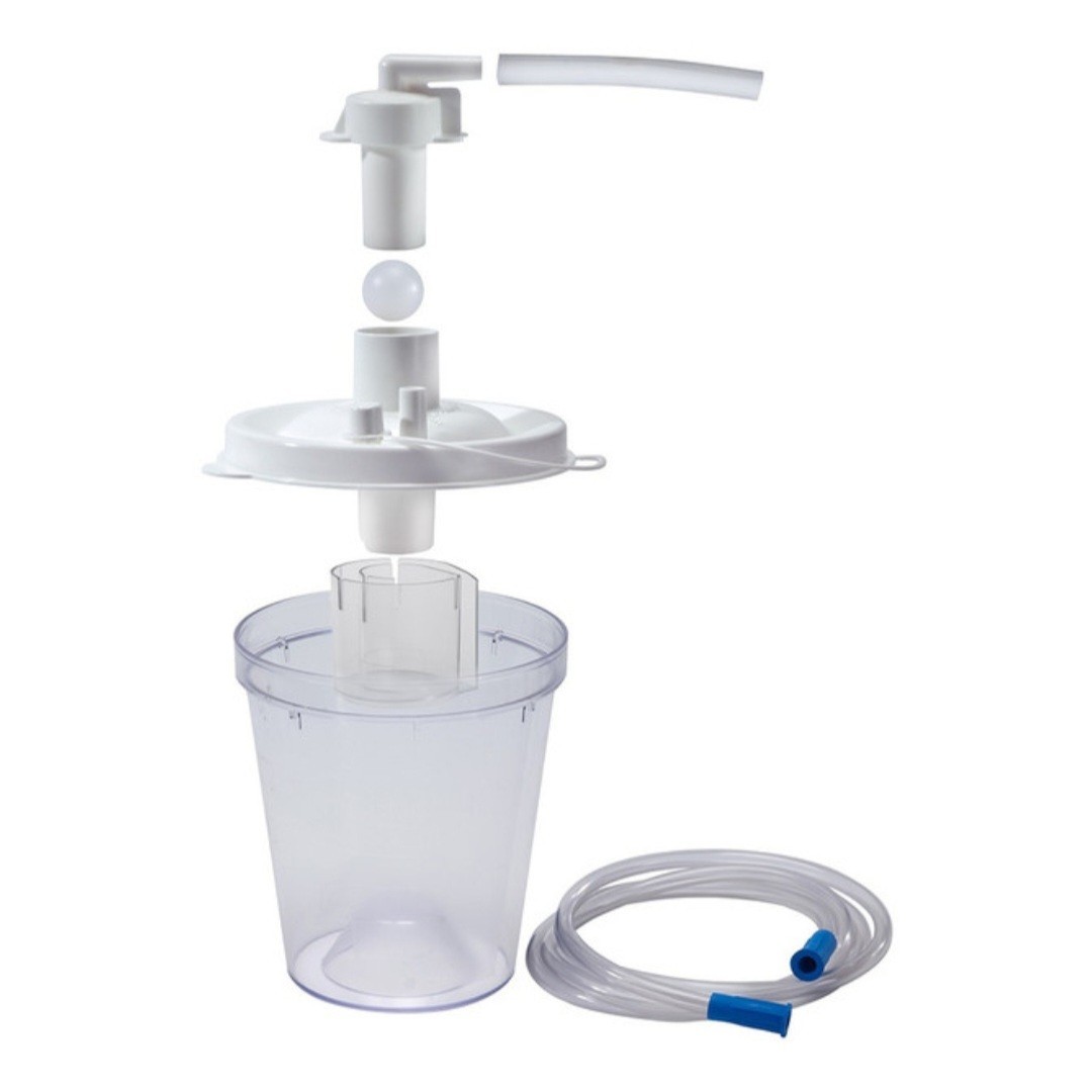 7305D-633 Assembled Collection Container – 800cc Disposable Suction Kit