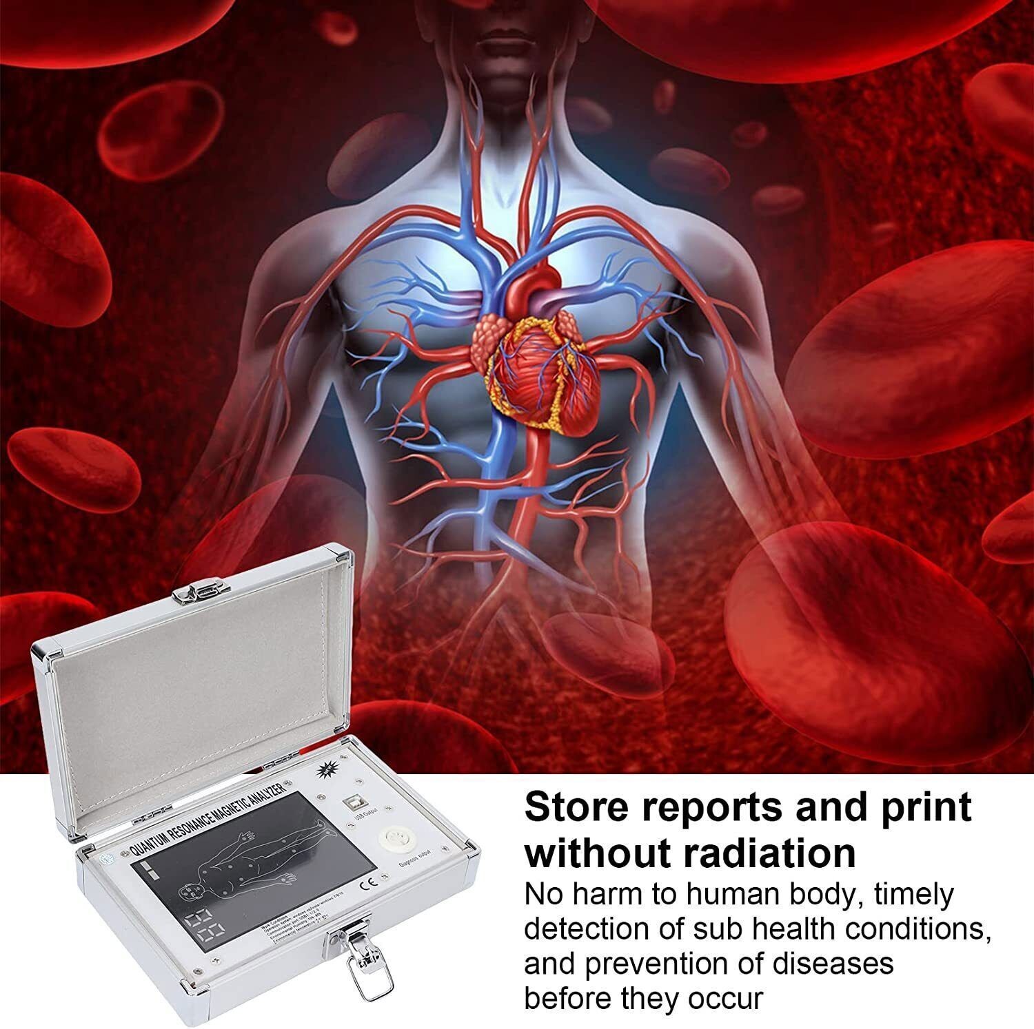 4th 52 Report Generation Quantum Magnetic Resonance Health Analyzer and Detector