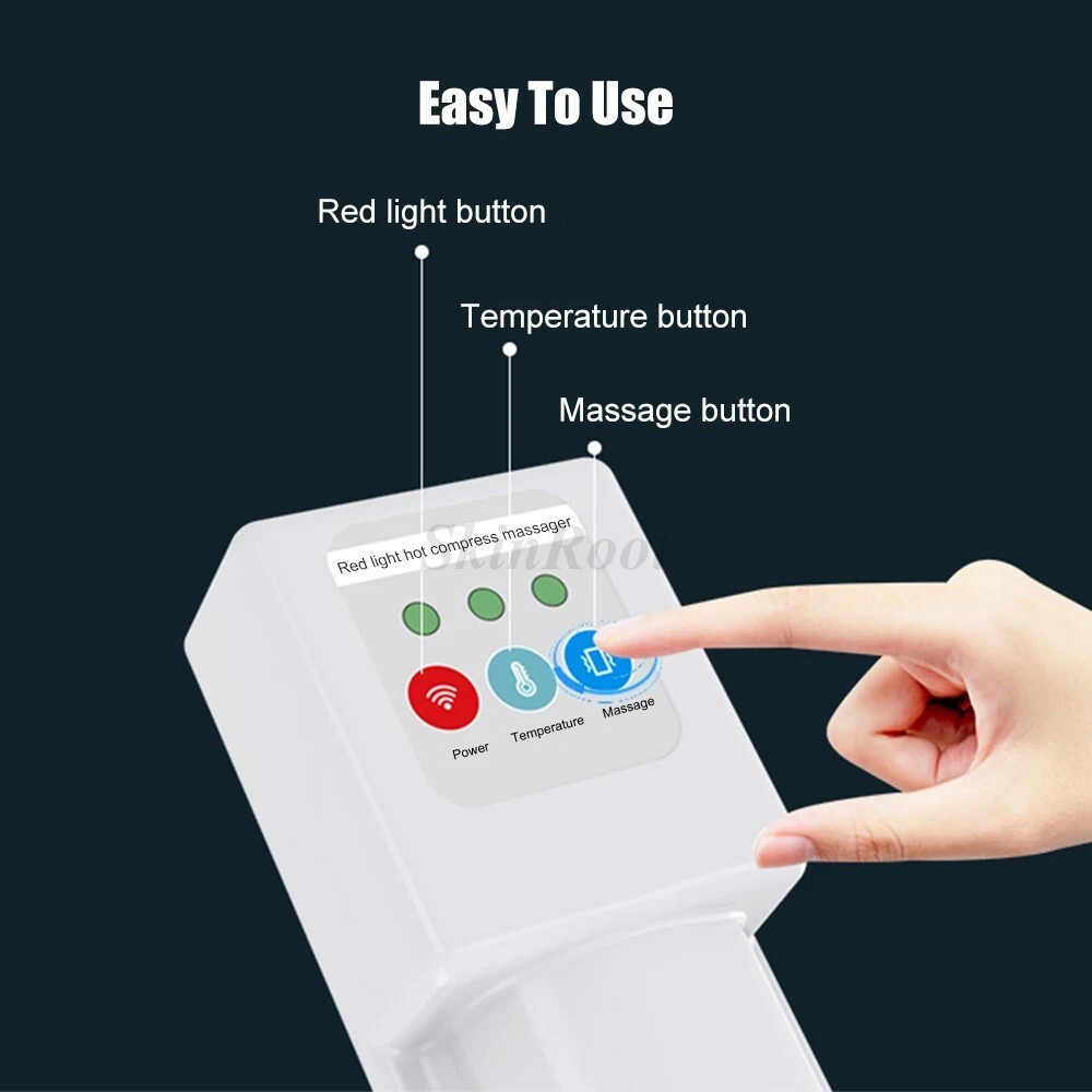 Hemorrhoids Treatment Red Light Therapy Hot Compress Hemorrhoid Massager NEW