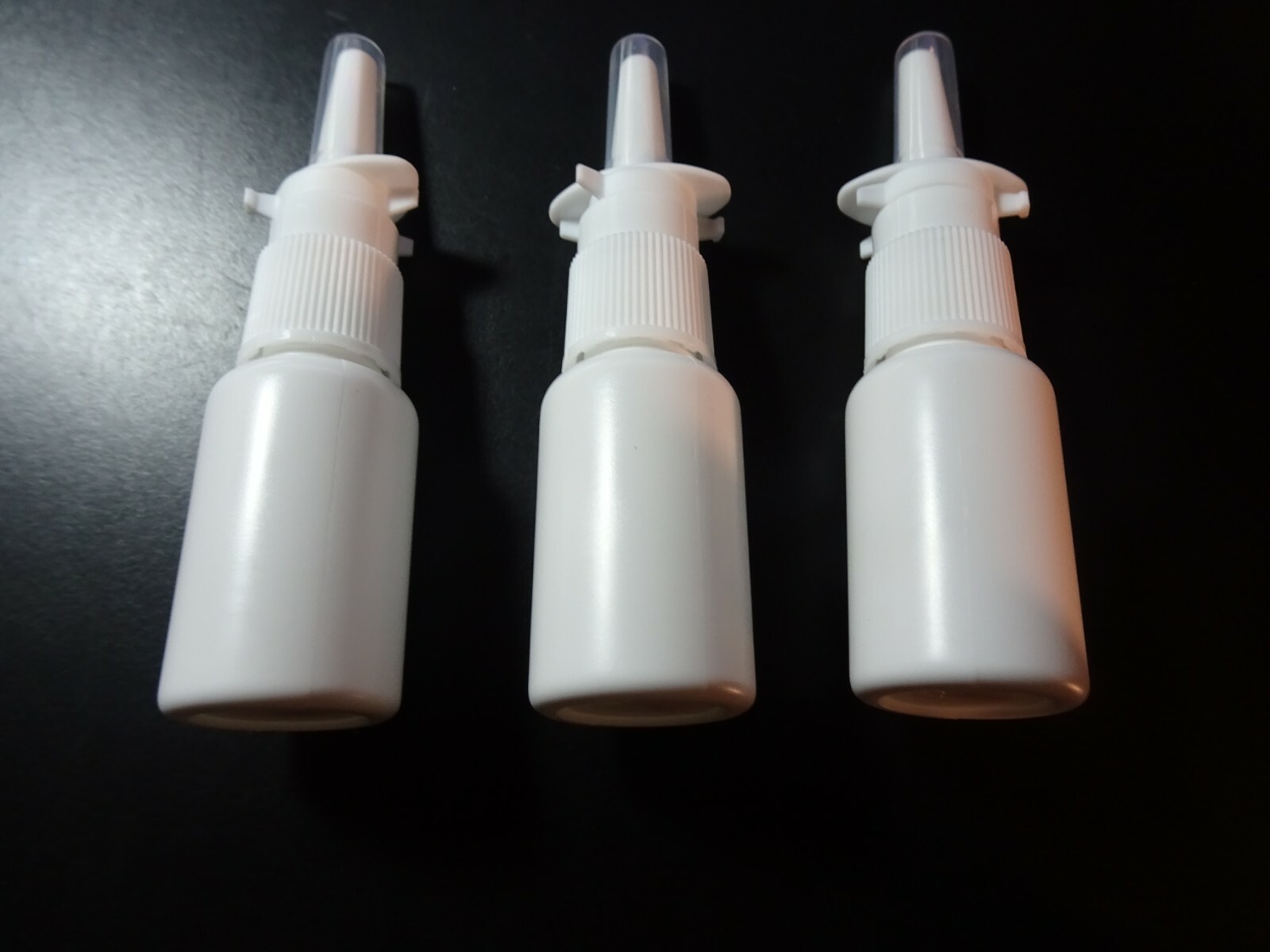 Pharma-Quality Empty Nasal Pump Sprayers, 20ml (2/3rds oz) 3-Pack