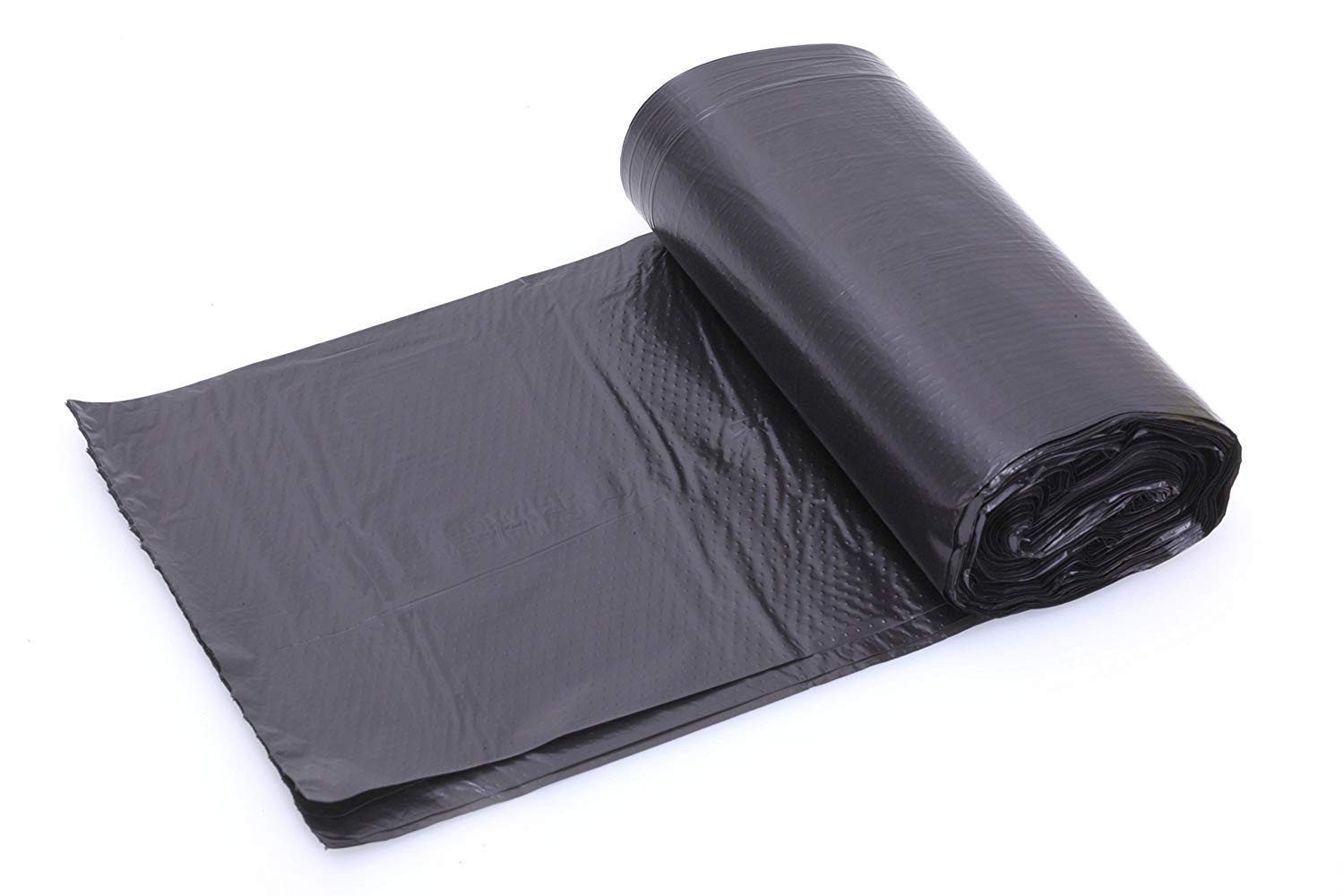 1.2-1.5 Gallon/180pcs Small Wastebasket Trash 180 Count (Pack of 1), Black