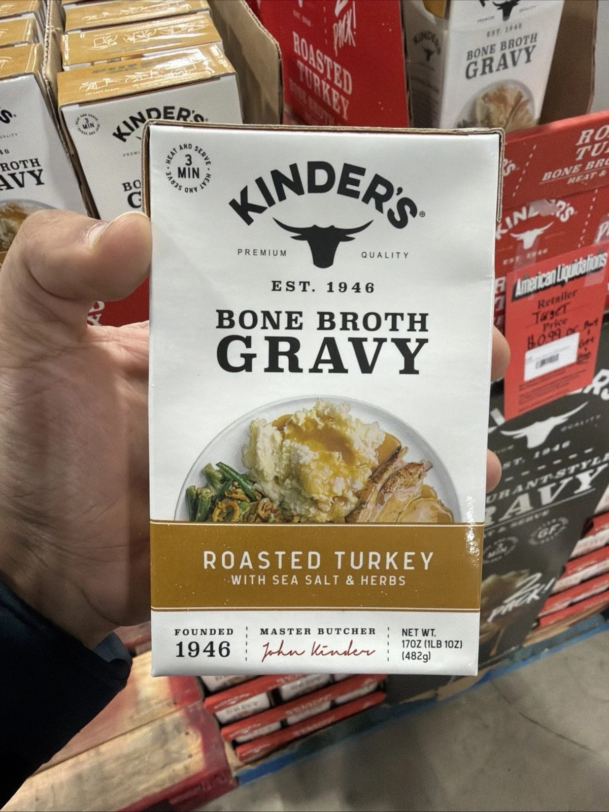 Kinder’s Roasted Turkey Bone Broth Gravy