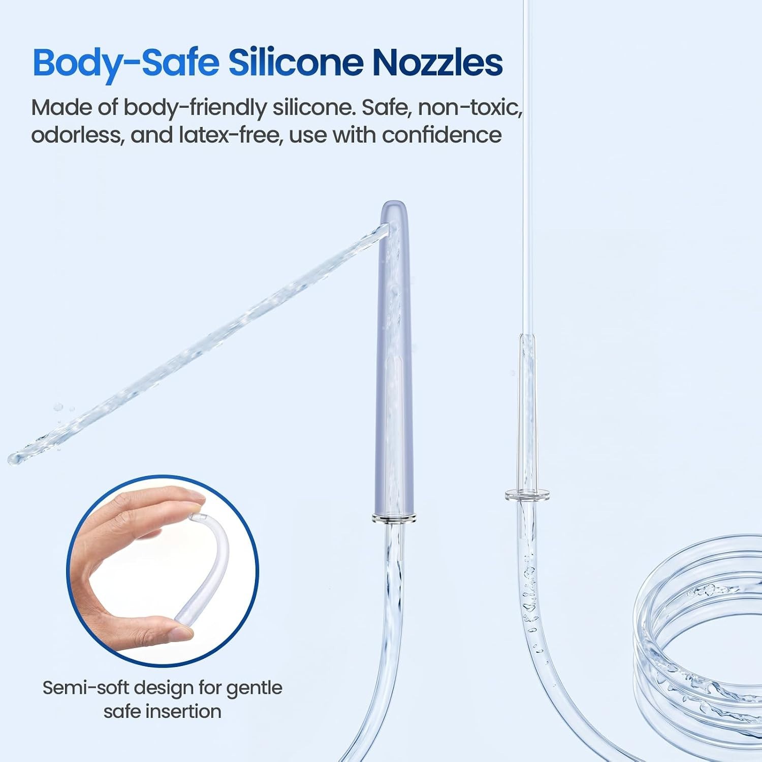 Portable Electric Enema System with UVC Cleaning and Adjustable Pressure Options