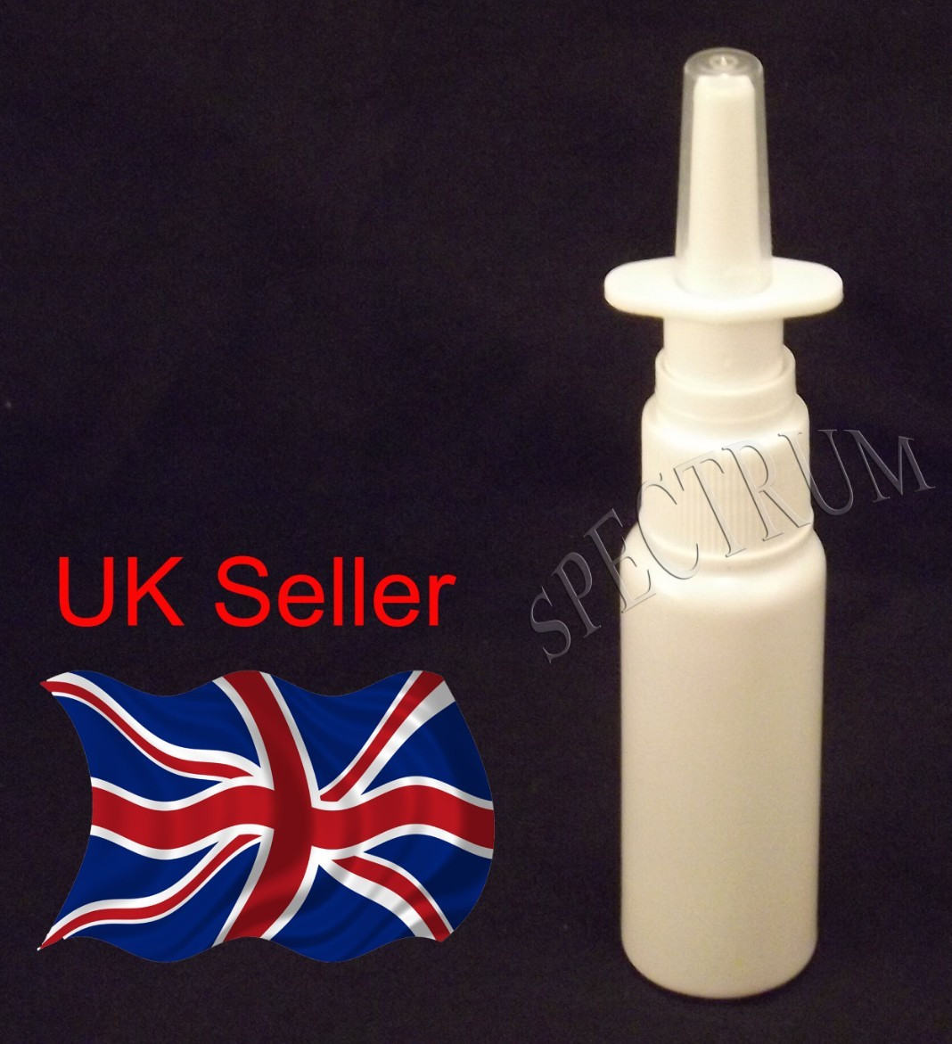 x1 20ml Fine Mist Nasal Spray Pump Bottles (Empty, Refillable).