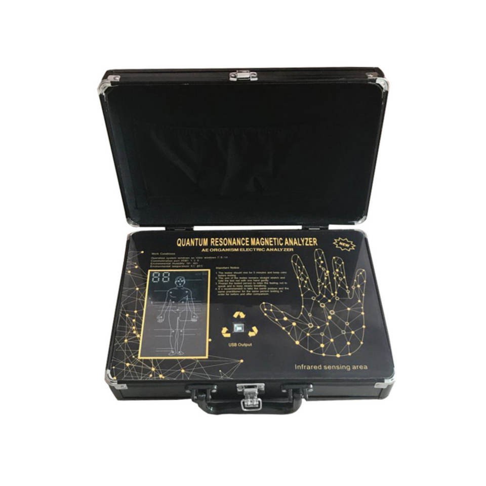 NEW 6 TH Generation Black Quantum Magnetic Resonance Body Health Care Analyzer