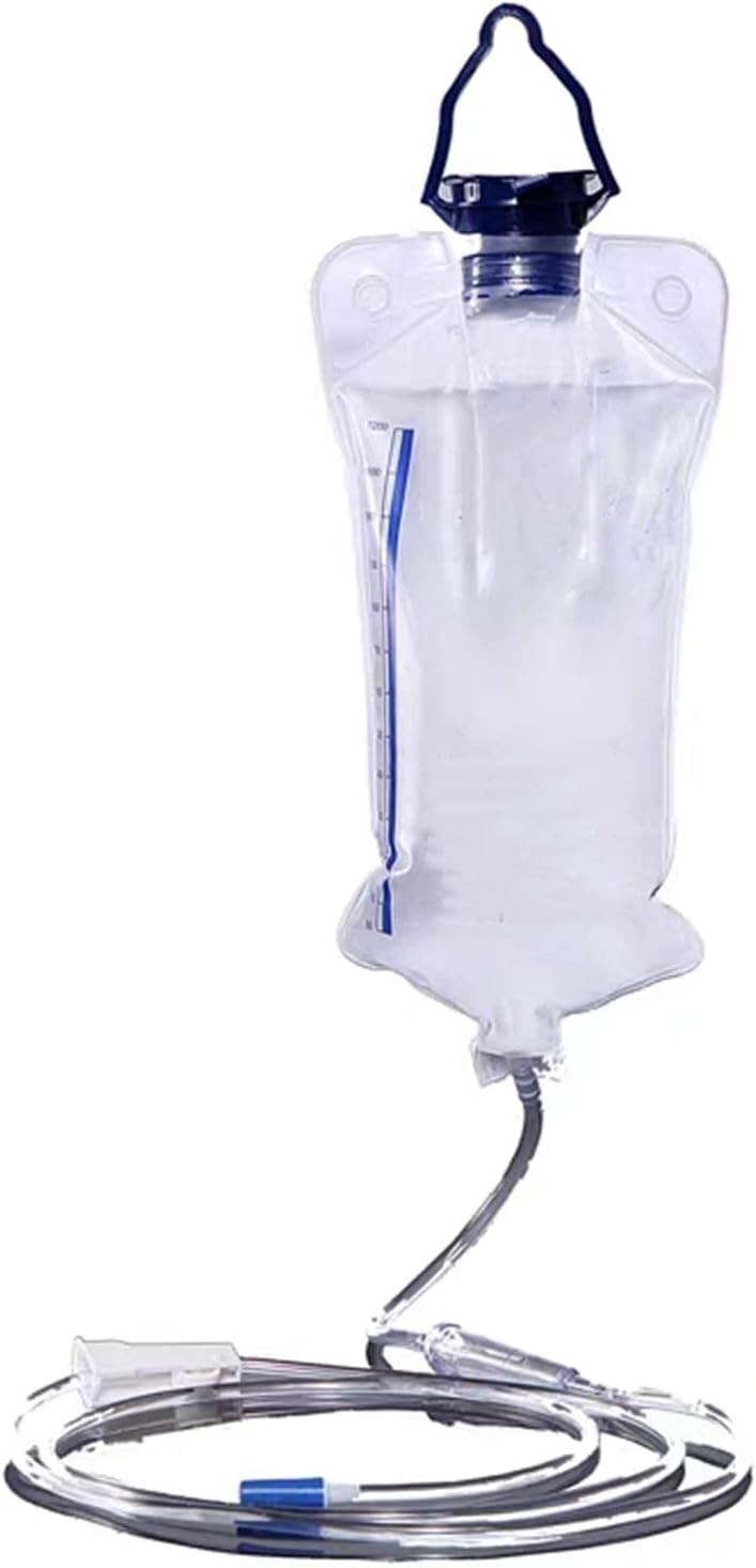 Reusable Home Enema Kit , 1200ML Enama Bag Kit for Colon Cleaning,Douche Bag …