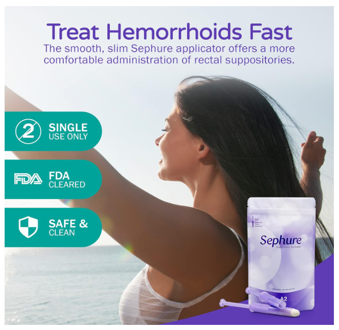 Easy-to-Use Suppository Applicator for Women and Men, 10 Count (Pack of 1)