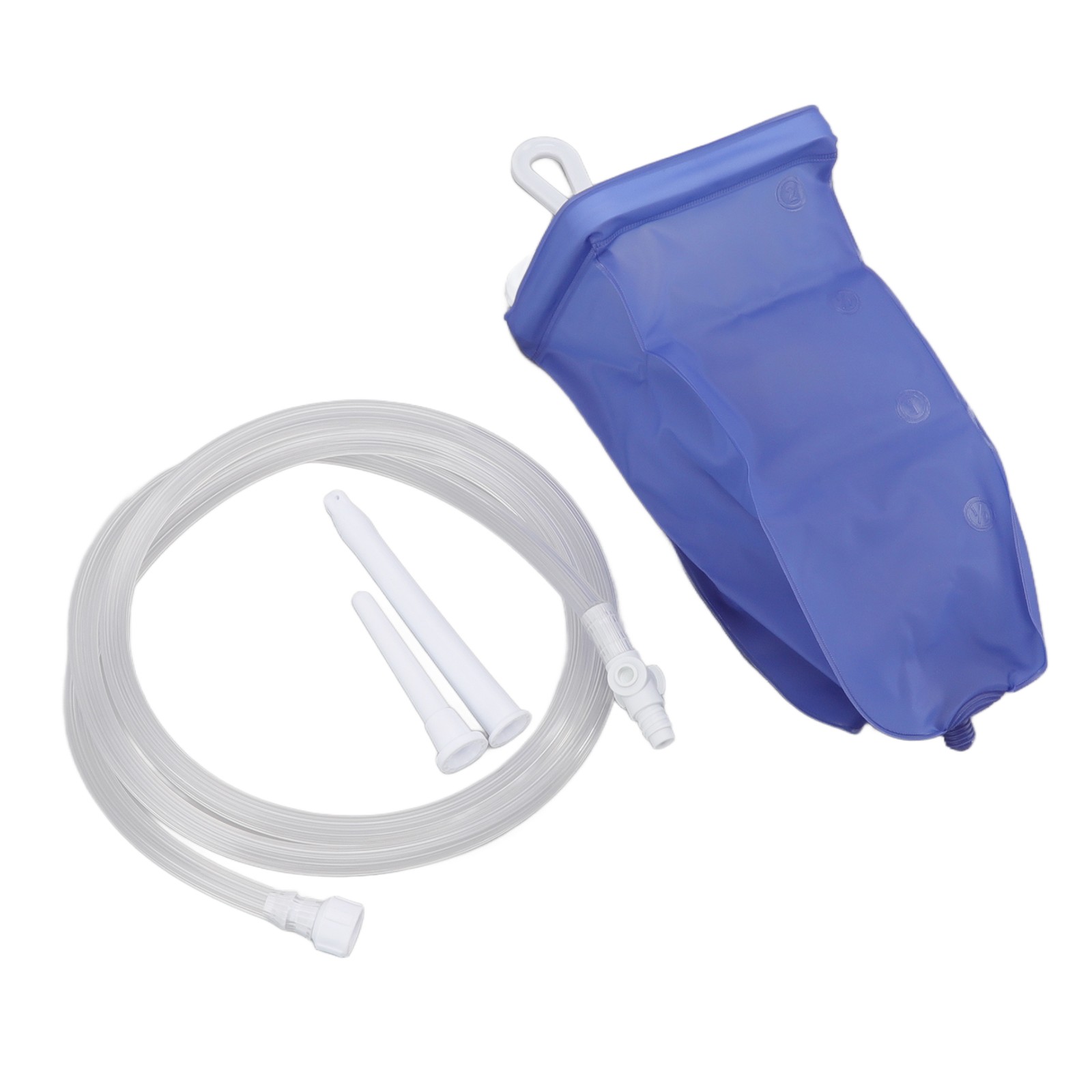 2L Portable Enema Bag Kit Flexible Design For Colon Cleansing At Home