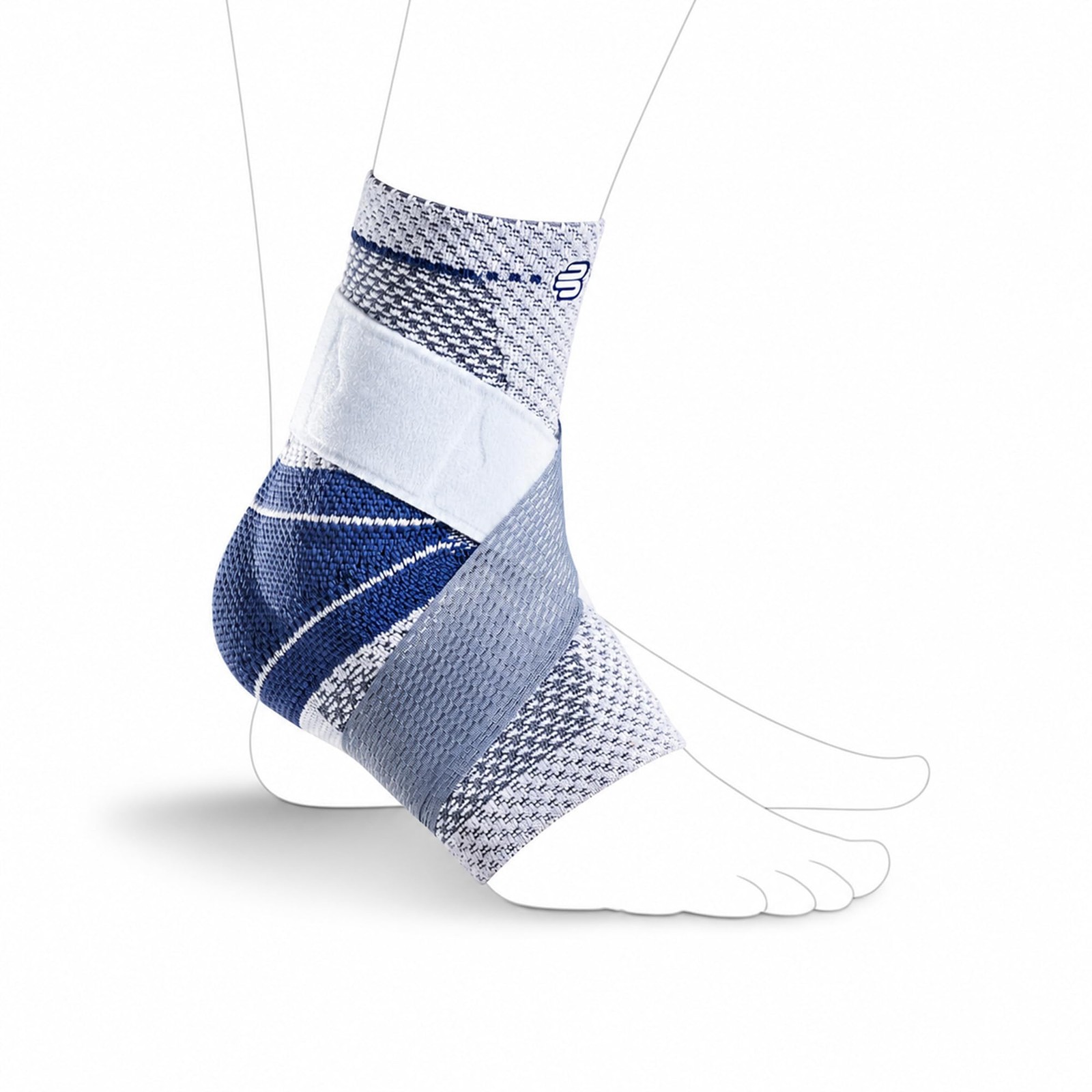 Ankle Brace MalleoTrain Plus Extra Stability Left Foot Size 1 Titanium Joints