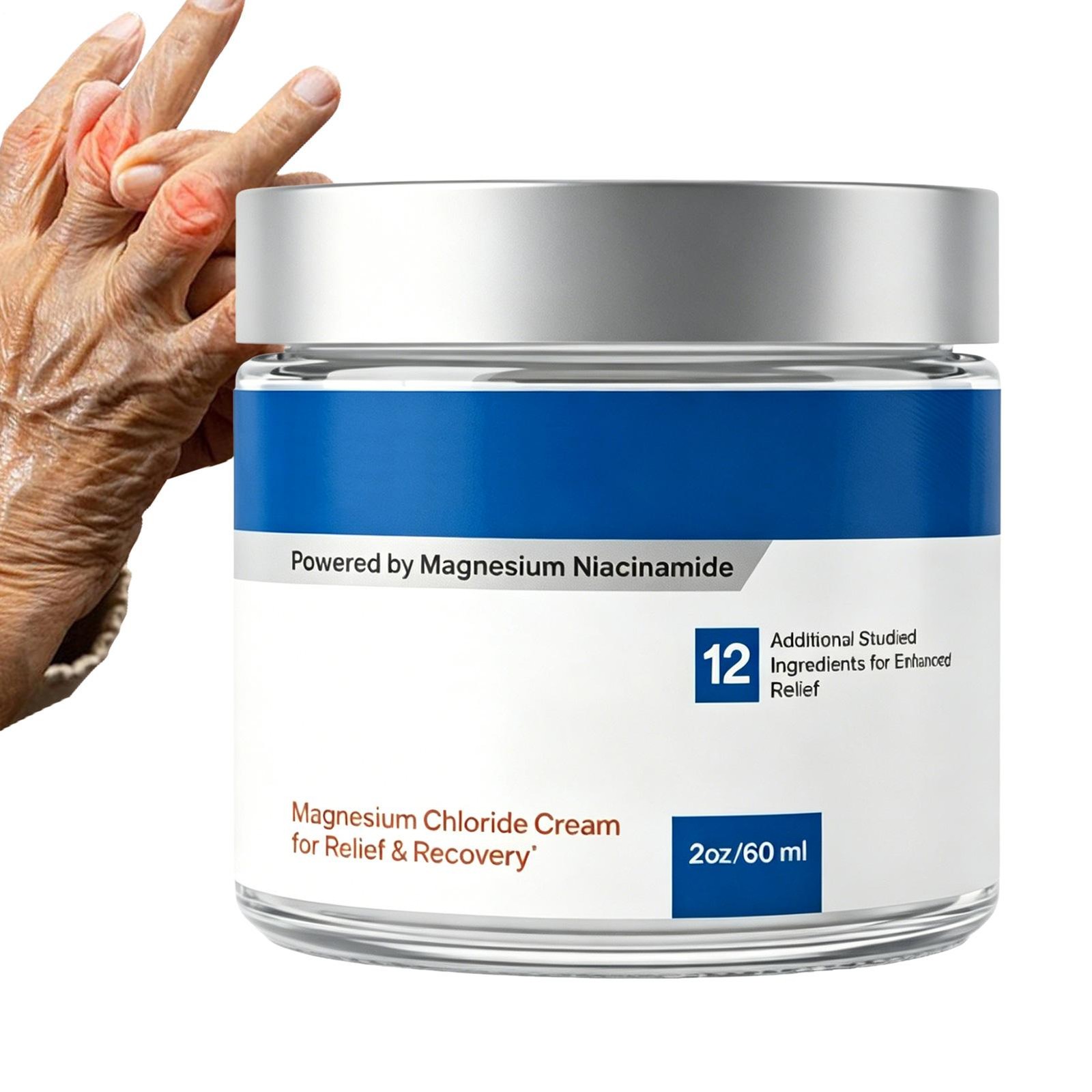 Magnesium Freeze -Topical Magnesium Cream with Niacinamide For Joints Low Back