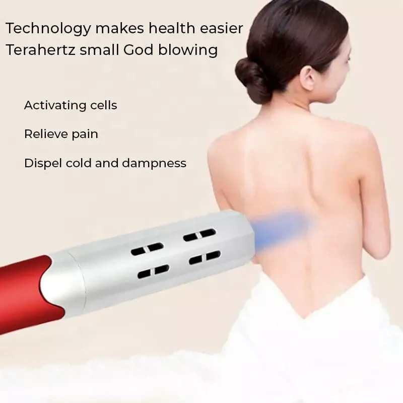 Upgrade Version 900W Terahertz Wave Wand Hot Air Blower Blue Light Health Lamp