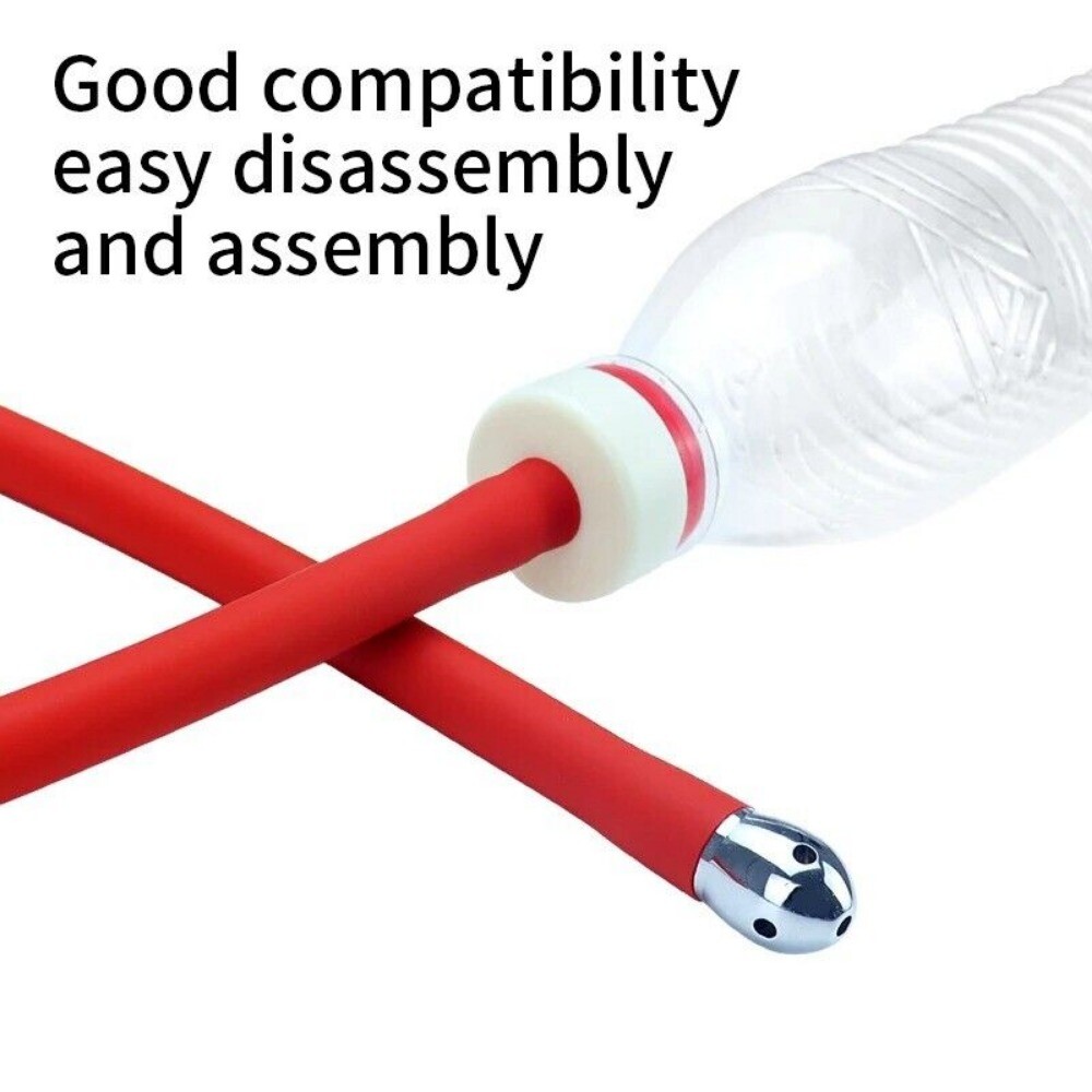 Enema System Vaginal Anal Shower Cleaner Tube Wash Silicone Colon Douche Nozzle