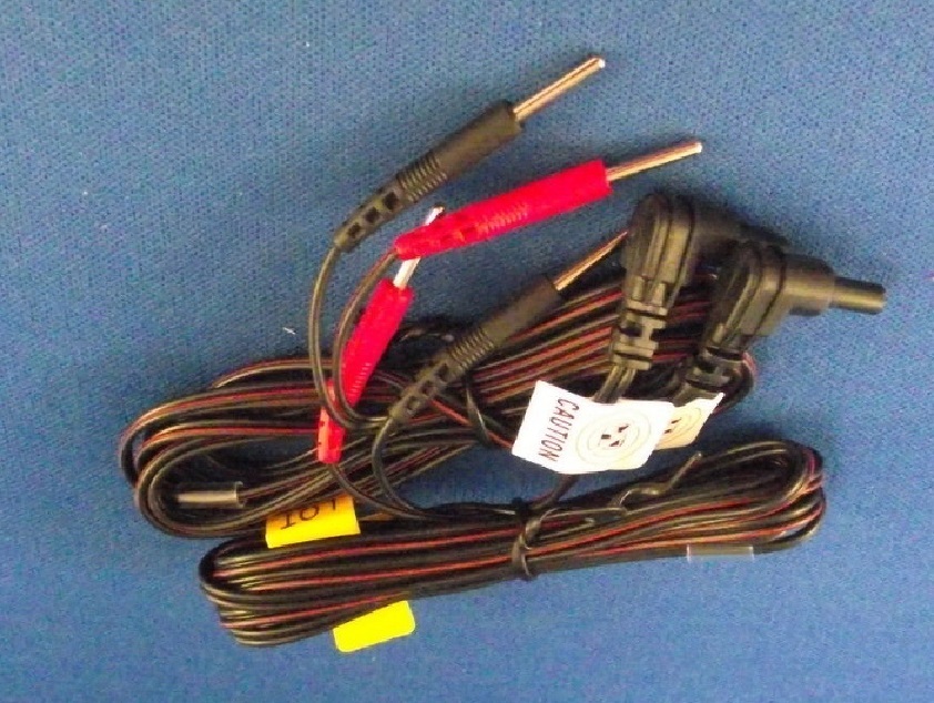 2 Electrode Replacement TENS Unit Lead Wires with Pin Connectors, 45″ – 2 ea