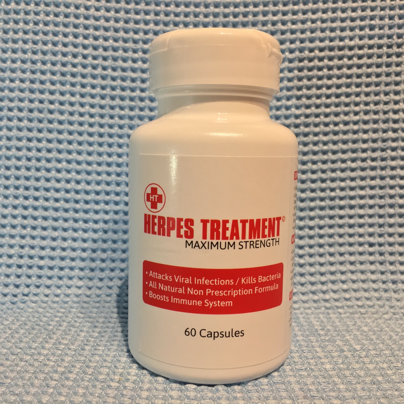 Tratamiento curar cura del HERPES-100% NATURAL-60 CÁPSULAS -Dr. Sebi