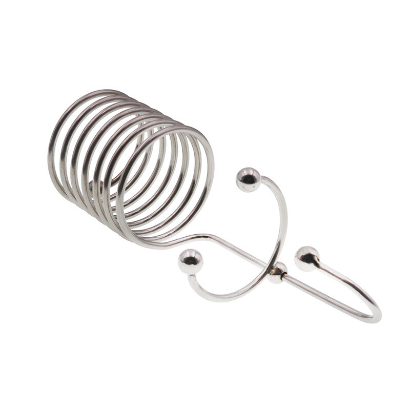 7 Ring Head Glans Stopper Penis Ring/plug with Balls Stainless Steel