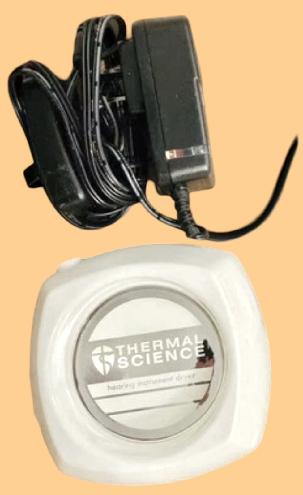 Thermal Science Audio Dry Hearing Aid Instrument Dryer White + AC Adapter