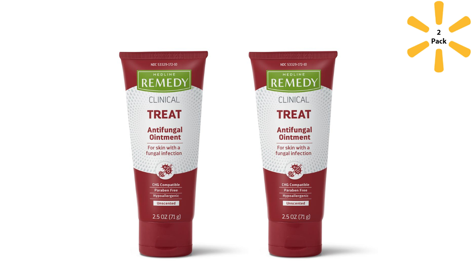 Medline Remedy Clinical Antifungal Ointment 2.5oz, 2 Pack- MSC092625