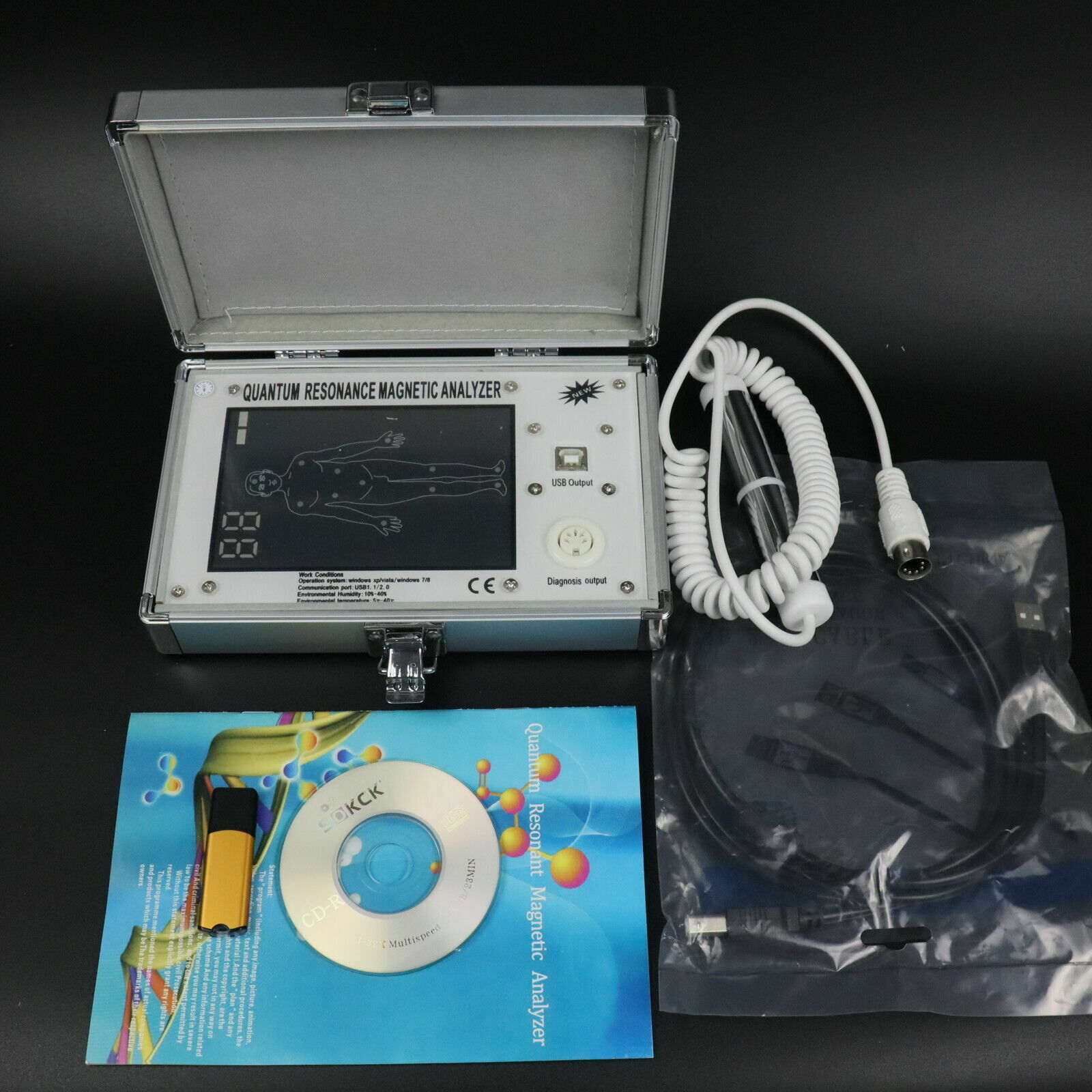 2026 Newest Version 4TH 52 Reports Quantum Magnetic Resonance Body Analyzer Home
