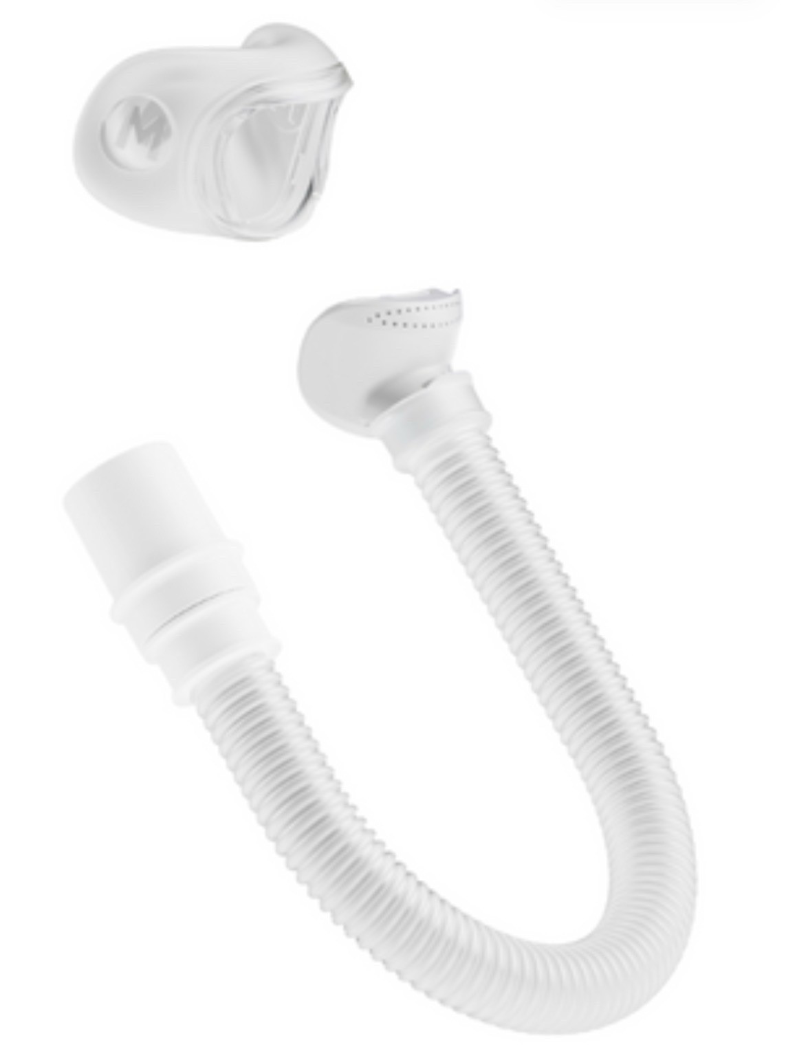Solo Nasal CPAP Mask Cushion, Medium with Swiveling Short Tube, “Factory Sealed”