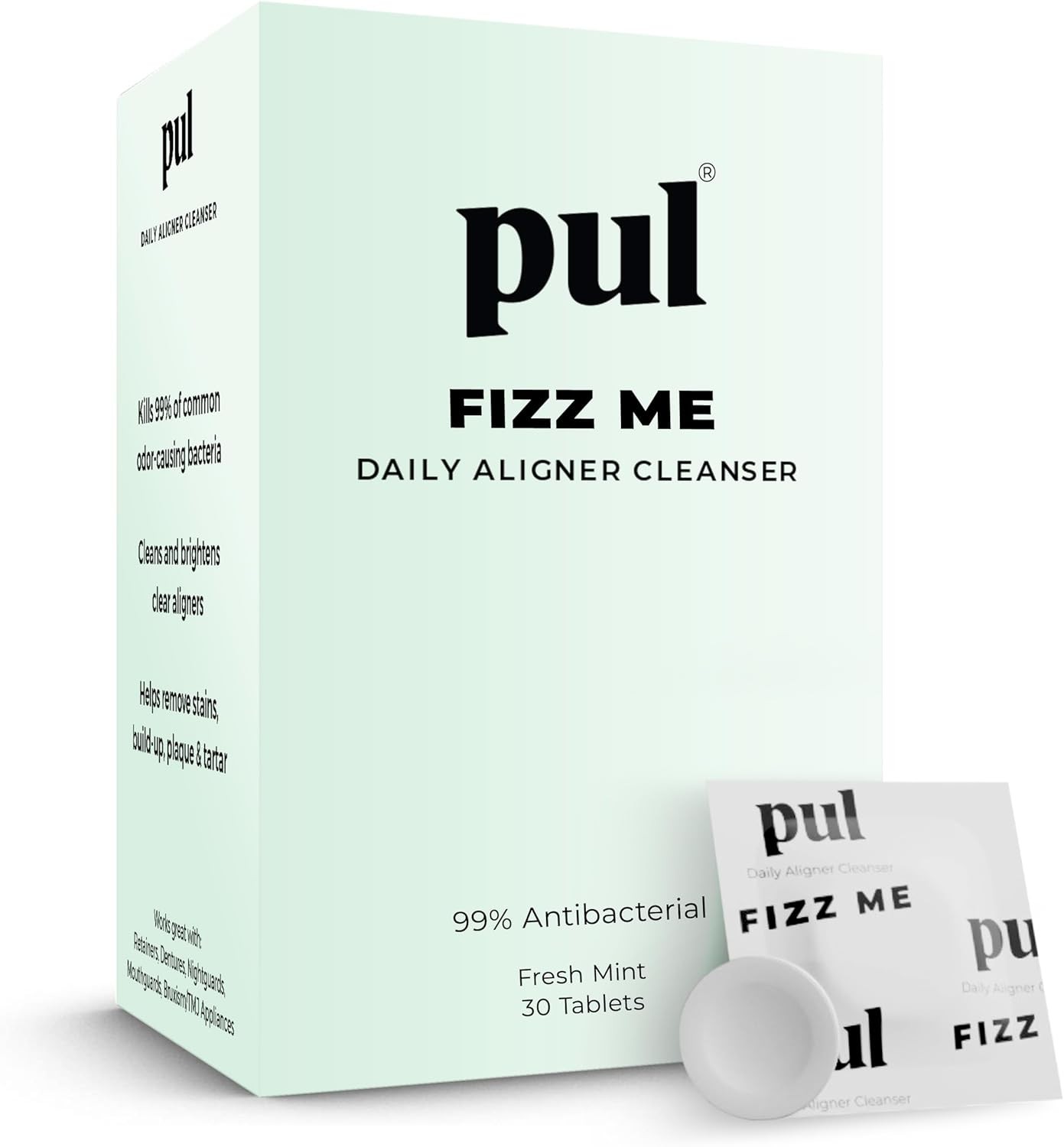 PUL Retainer Cleaner Tablets – Aligner Cleaner for Invisalign and Clear Aligners