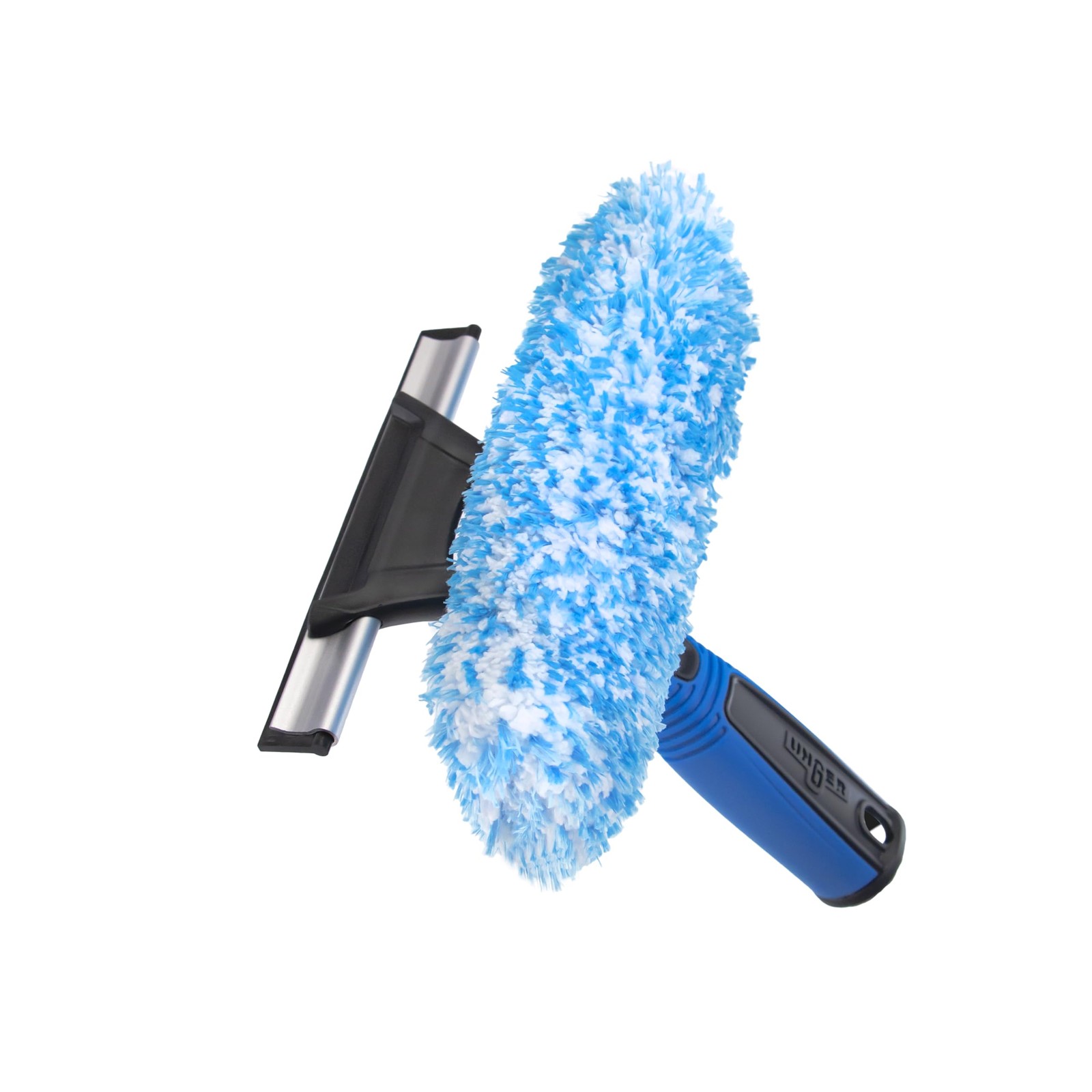 Window Cleaning Tool 2-in-1 Squeegee Scrubber 6 Connect Clean Unger